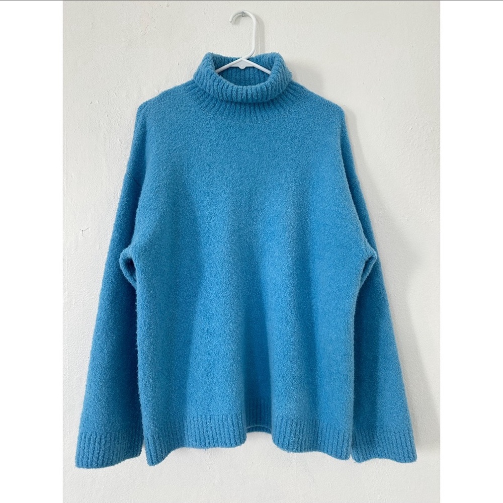 Super soft blue Wool sweater Envii